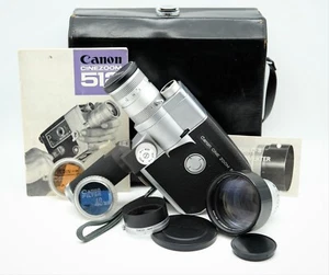 Canon Cine Zoom 512 con Accessori Doppia/Normale 8mm Cinema Fotocamera #45K4 - Foto 1 di 24