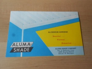 Tenda da sole in alluminio Aluma-Shade Vendita Brochure Colore Detroit MI Articolo originale - Foto 1 di 6