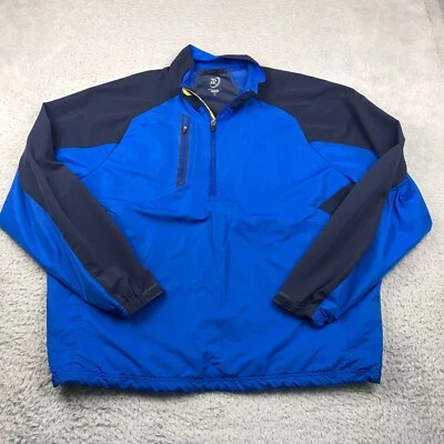 Zero Restriction Tour Series 1/4 Zip Pullover Mens XL Blue/Navy Windbreaker Golf - Image 1 of 4