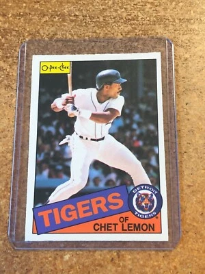 1985 O-Pee-Chee Baseball # 20 Chet Lemon - Image 1 of 2