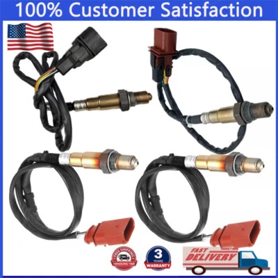 Sensor de oxígeno 4 piezas apto para Porsche Cayenne 3,2 L V6 2004 2005 2006 arriba+aguas abajo Foto 1 de 4
