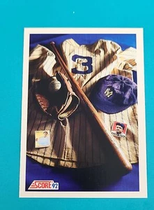 1992 Score #879 Babe Ruth New York Yankees BASEBALL Card 6B - Picture 1 of 2