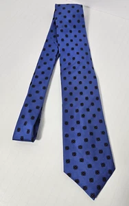 BALMORAL Made In Scotland Krawattenhalter aus 100 % reiner Seide blau Vintage - Bild 1 von 8