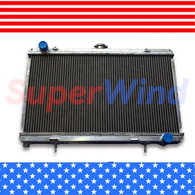 Radiador SuperWind para Nissan 240SX 2,4 L 2 FILAS aluminio nuevo 1989-1994 1990 1992 Foto 1 de 4