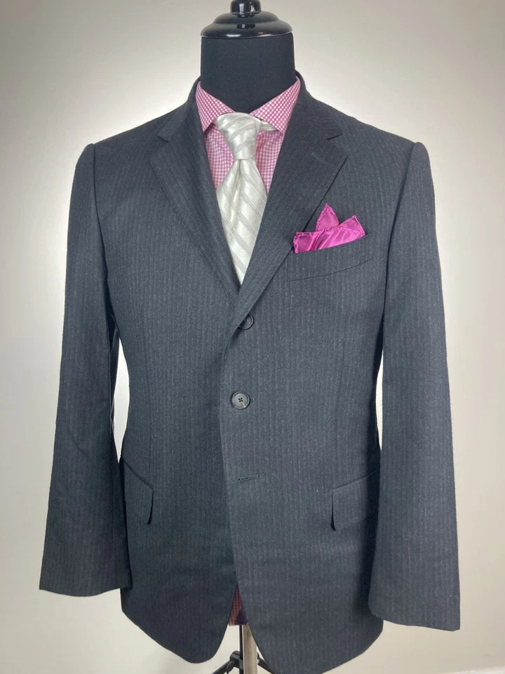 Темно-серая спортивная куртка Caruso 3Btn 40R 40 R *Neiman Marcus* - Изображение 1 из 4