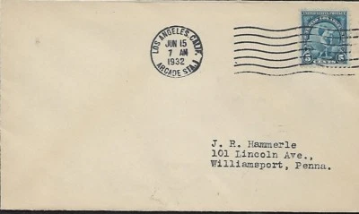 USA 1932, FIRST DAY COVER, LOT # 18, MYRON'S DISCOBOLUS  - Image 1 of 2