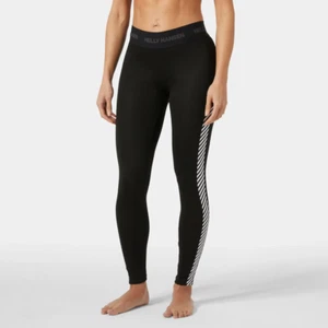 NEW Helly Hansen Womens LIFA Lightweight Baselayer Pants X-Small XS Black NWT - Picture 1 of 9