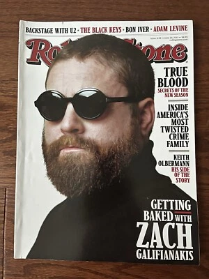 Rolling Stone Magazine Issue 1133 June 23 2011  Zach Galifianakis - Image 1 of 2