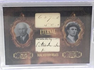 2024 Eternal Cuts Celebrities Orville Wright Wilbur Wright Dual Relics 71/99 - Picture 1 of 6