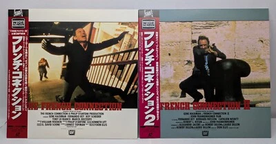 French Connection 1&2 / Japan Lot 2 Laserdiscs NTSC w/Obi Widescreen - Image 1 of 4