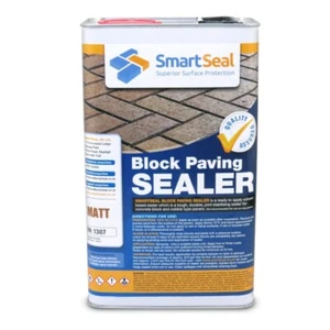 SMARTSEAL Quality Block Paving Sealer 'MATT' (3 size) Drive, Patio & Brick Paver - Picture 1 of 19