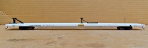 WALTHERS GOLD LINE 932-40312 89' FLUSH DECK FLAT CAR ATSF #296348 HO SCALE - Picture 1 of 3