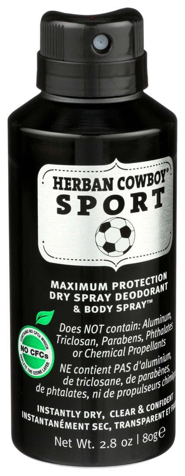 Spray seco Herban Cowboy Sport máxima protección 2,8 OZ Foto 1 de 1
