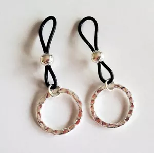Non-Pierced Nipple Noose Jewelry Fake Nipple Rings BDSM Intimate Lingerie - Picture 1 of 2