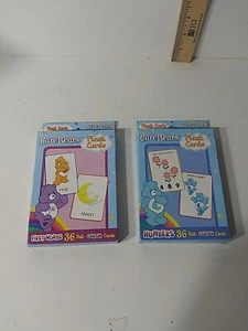 Vintage Care Bears Lot of 2 Flash Cards First Words Numbers Preowned - Picture 1 of 5