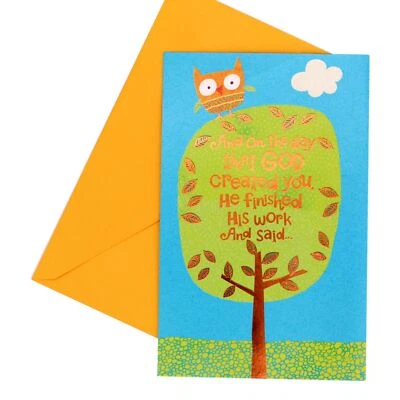 День рождения: и в день, когда Бог создал вас. Он закончил свою работу и сказал... - Изображение 1 из 3