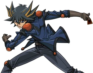 Yusei Fudo Yu Gi Oh! 5D's V8 Weatherproof Anime Sticker 6" Car Decal - Picture 1 of 1