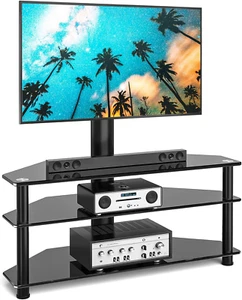 Supporto TV Da Pavimento Tavolino TV Girevole Porta TV Stand per Schermi 32 a 70 - Foto 1 di 12