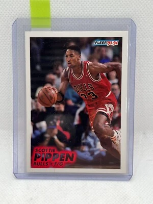 Scottie Pippen Chicago Bulls #32 NBA Basketball Card Ultra Rare 1993 Fleer - Image 1 of 4