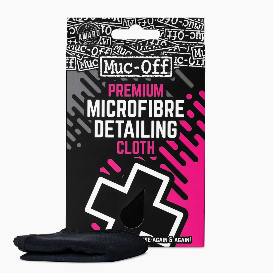 Muc-Off Premium Microfibre Detailing Cloth Motorcycle Motorbike Detailing Cloth - Image 1 of 1