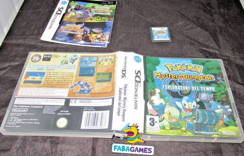 DS Pokemon Mystery Dungeon Squadra Blu  - per Console Nintendo DS - PAL ITA - Immagine 1 di 1