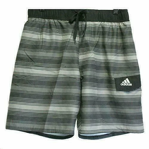 Pantalones Cortos de Natación Adidas Energy Stripe 2.0 Para Hombre, Carbón-Elige Tu Talla - NUEVO Foto 1 de 1