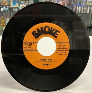 Smoke Records Herbs Question/Never, Never 7” Single - Picture 1 of 6
