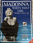 Madonna Who's that Girl World Tour 1987 115x155cm Affiche Originale Concert