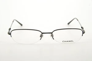 Seltene authentische Chanel Brille 2108-B c.101 51 mm schwarzes Gestell Italien - Bild 1 von 11