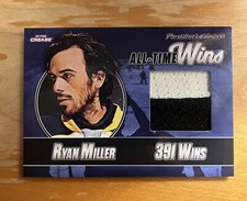 2022 Presidents Choice In The Crease All-Time Wins 391 Ryan Miller ATW-13 #2/5 