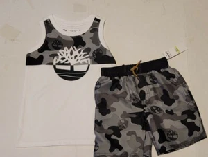 BOYS 2 PIECE NWT TIMBERLAND SWIM SET Camo Design - Picture 1 of 1
