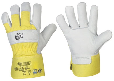 Rindvollleder Arbeitshandschuhe Winter Handschuhe Stronghand EISBÄR Gr. 10, 11 - Bild 1 von 2