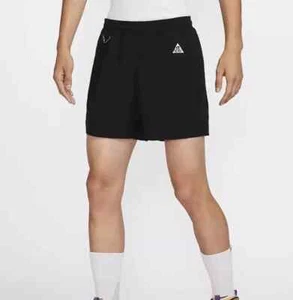 Men's L Large Nike ACG Reservoir Goat Black Woven Shorts FN2472-010 Casual - Picture 1 of 7