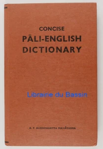 Concise Pali-English dictionary Buddhadatta Mahathera Chandradasa de Silva 1968 - Imagen 1 de 5