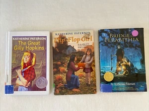 Paterson Brücke nach Terabithia Great Gilly Hopkins Flip Flop Mädchen Buch Posten - Bild 1 von 6