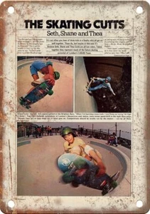 Foto de monopatín vintage 12" x 9" reproducción letrero metálico S196 - Imagen 1 de 1