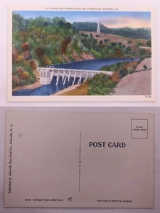 Radford, VA Little River Power Plant Postcard - Picture 1 of 1