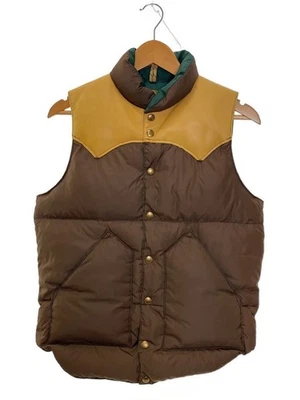 Rocky Mountain Featherbed Down Vest 36 Nylon BRW 450-472-01 - Image 1 of 4