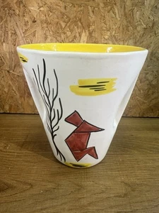 Large Vallauris vase 1950s,60s, Cubist decor, Origami, Vintage, Capron era - Picture 1 of 8