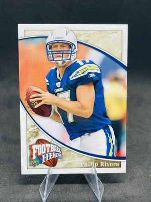 2009 Upper Deck Heroes #64 Philip Rivers San Diego Chargers Football Card - Image 1 of 2