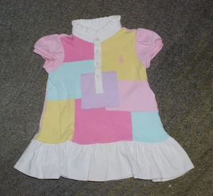 Ralph Lauren Baby Girls Short Sleeve Dress - Size 9 Months - EUC - Picture 1 of 3