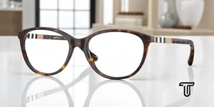 Burberry BE2205 3002 Dark Havana Demo Lens 52mm Damen Brille - Bild 1 von 6