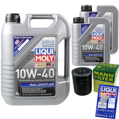 INSPEKTIONSKIT FILTER LIQUI MOLY ÖL 7L 10W-40 für Mitsubishi Pajero Klasseic - Bild 1 von 4