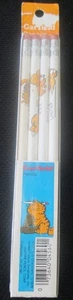 JUEGO DE 4 LÁPICES GARFIELD VINTAGE NUEVOS EN PAQUETE 1978 - Imagen 1 de 2