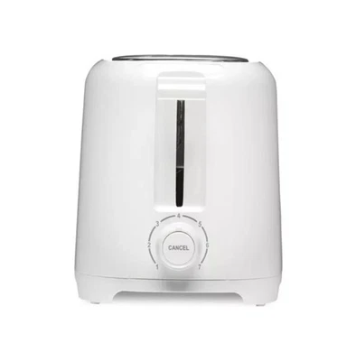 Proctor Silex 2-Slice Toaster - White: Compact Bread Toaster, 700W, Plastic - Image 1 of 4