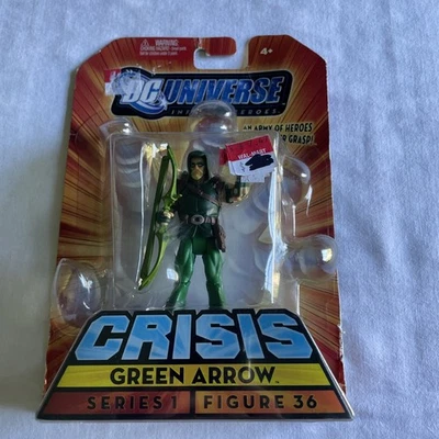 DC Universe "Flecha Verde" Crisis Serie 1 Figura 36, Mattel 2008 - Nuevo en caja Foto 1 de 4