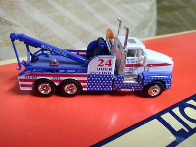 MODEL POWER DIECAST  BLUE ANGEL WRECKER TOW TRUCK HO 1/87 - Image 1 of 4