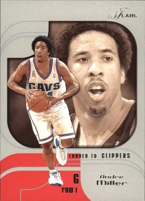 2002-03 Flair Row 1 #43 Andre Miller /150 - BSK - Image 1 of 2
