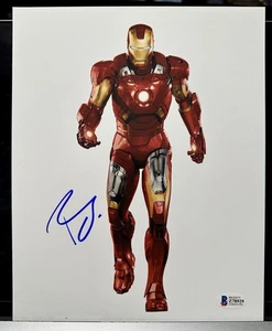 ROBERT DOWNEY JR SIGNED PHOTO IRON MAN AUTOGRAMM AVENGERS 8X10 BECKETT COA 2 - Bild 1 von 3