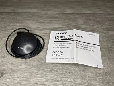 Sony Electret Condenser Microphone ECM-T6 ECM-F8 - Image 1 of 3